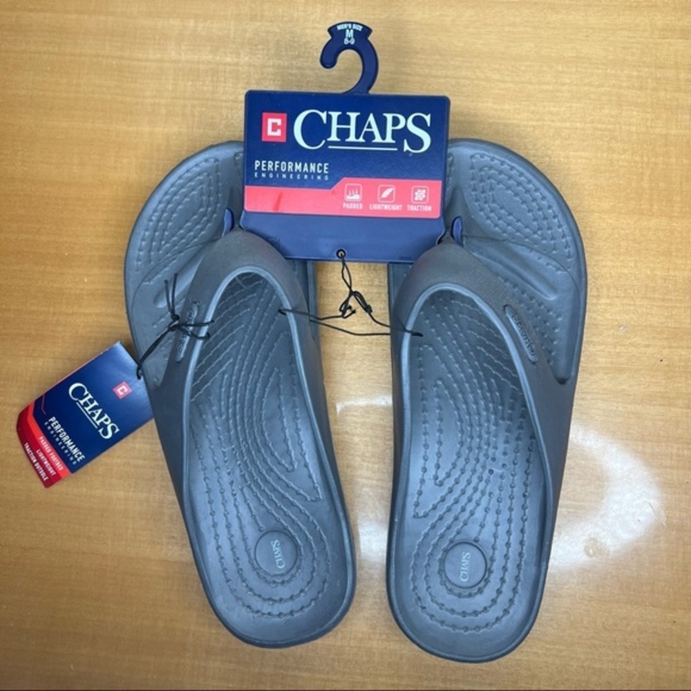 NEW Chaps Performance Engineering Mens Flip Flop Sandals